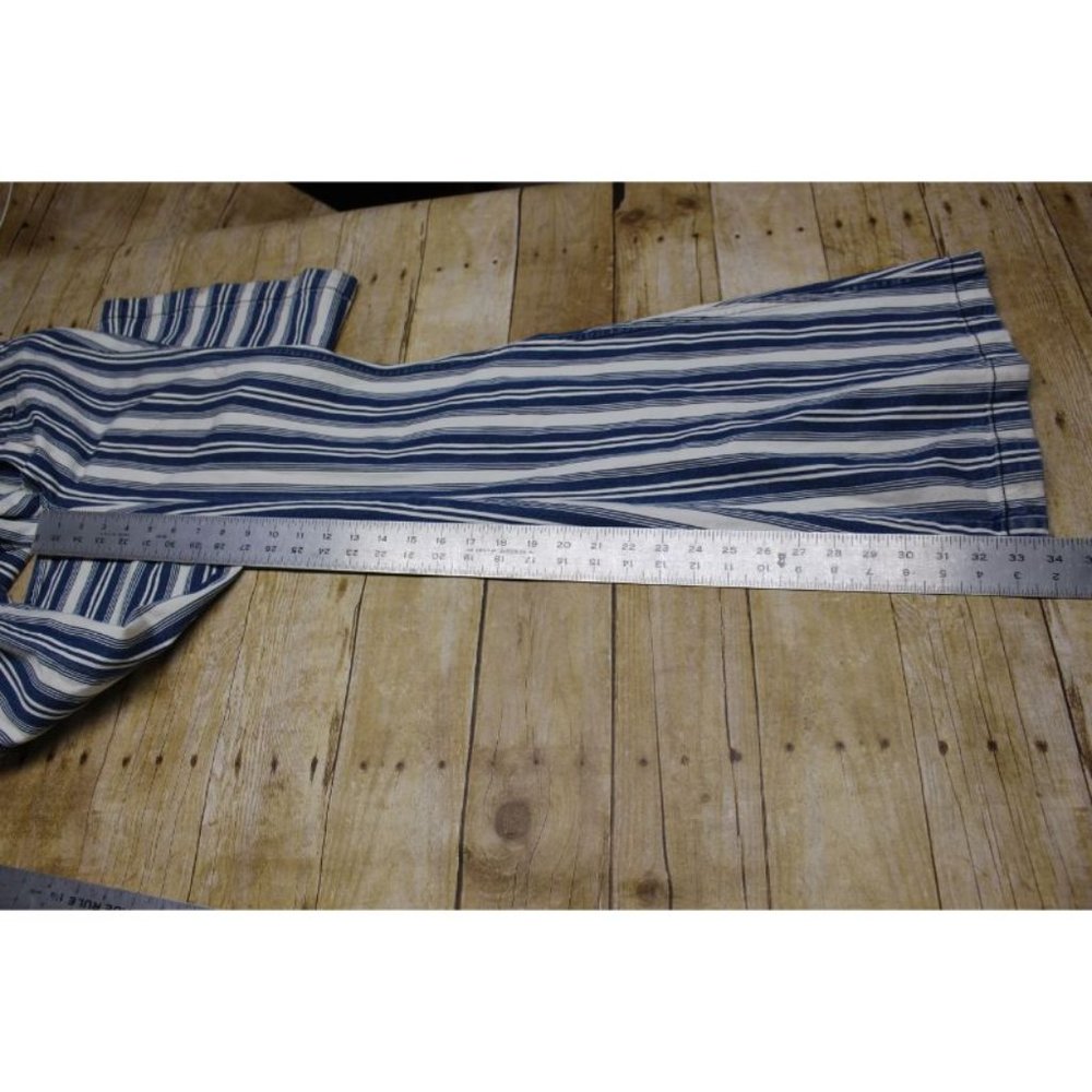 Free People Retro Striped Flare Leg jeans boho - Picture 7 of 15